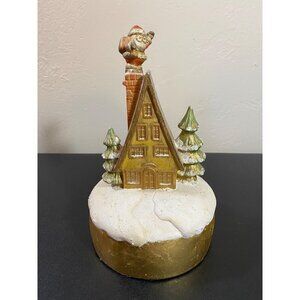 Vintage 80s Duncan Enterprises Wind Up Musical Christmas Home Decor SEE VIDEO!